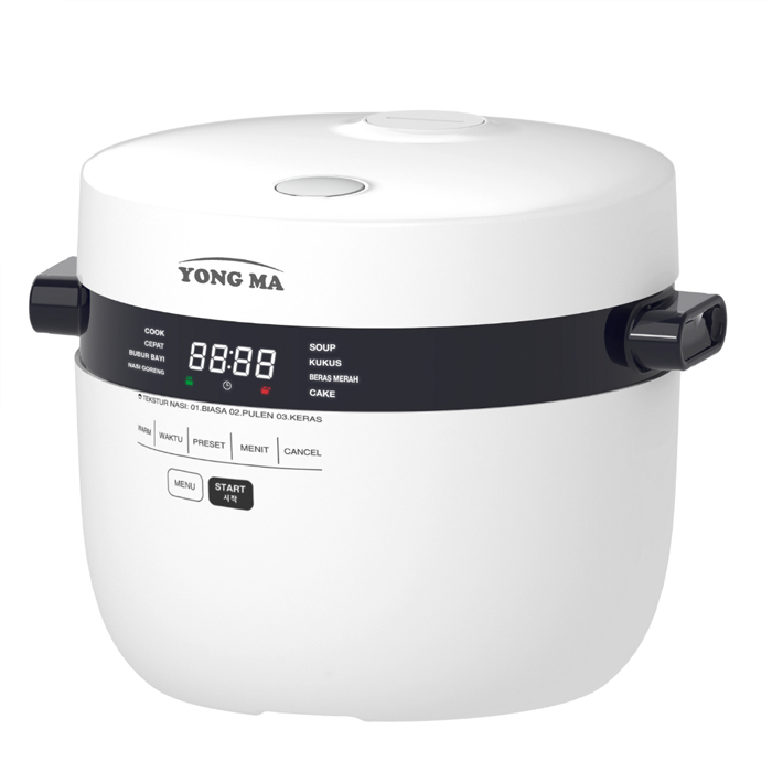 Yong Ma Digital Rice Cooker 2 L - SMC 0027 | SMC0027 White